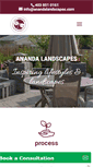Mobile Screenshot of anandalandscapes.com